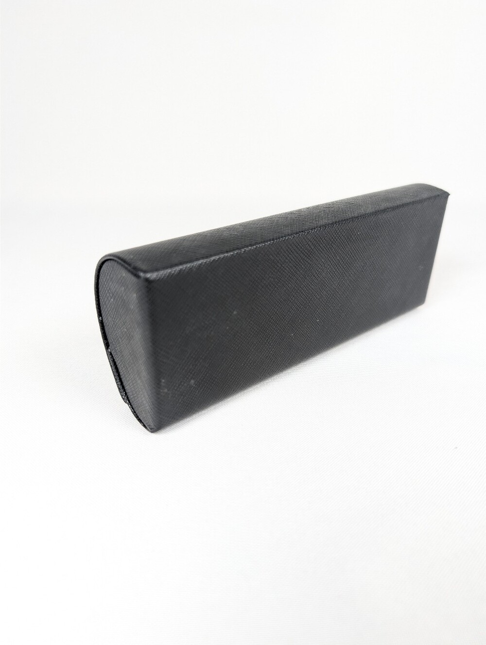 Prada Saffiano Sunglasses Case Black Textured Leather OS Unisex Accessories - Picture 4 of 5